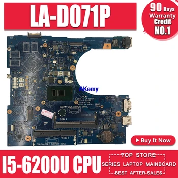 

Original for DELL 15 5559 laptop motherboard 5559 i5-6200u AAL15 LA-D071P tested good free shipping