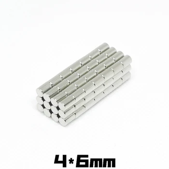 

100pcs Neodymium Disc Magnets 4x6mm N35 Super Strong Powerful Rare Earth 4mm x6mm Small Round Magnet