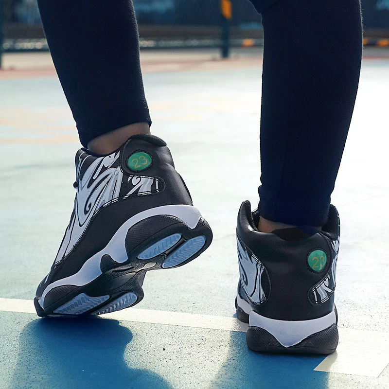 Дизайнерские детские кроссовки для бега JD 13 Rerro Баскетбольные Кроссовки AJ 4,11, 13 Chicago Scottie Enfant спортивные кроссовки для спортзала