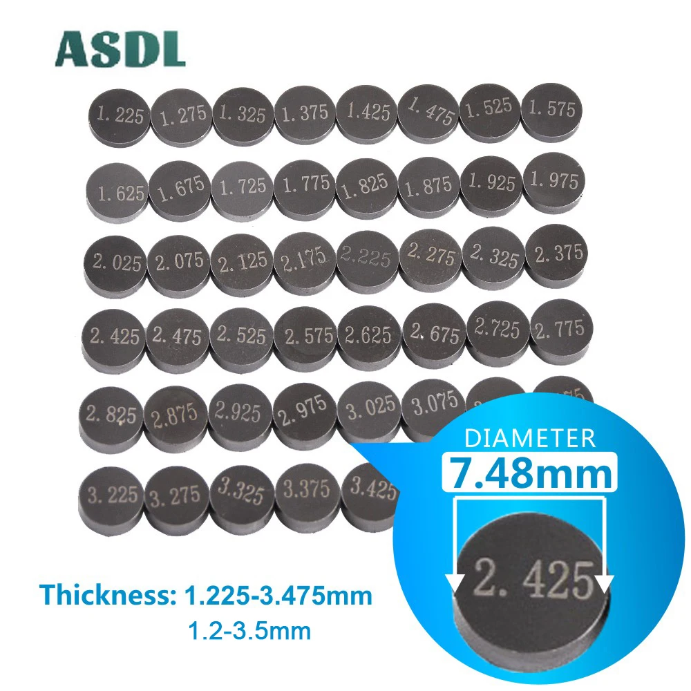 

Dia 7.48mm Motorcycle Adjustable Valve Shim Gasket Pad Kit For Yamaha YZ250F YZ250 WR250 WR250F YZF750R YZF750 YZ WR 250 YZF 750