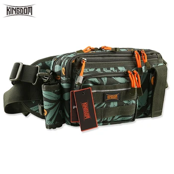 BIG SALE ❤️ Kingdom Waist Shoulder Fishing Bags 9L 681g Multifunctional lure Baits or reel Fishing tackle Bag Waterproof Nylon Outdoor bags - discount item 25% OFF Sports & Entertainment