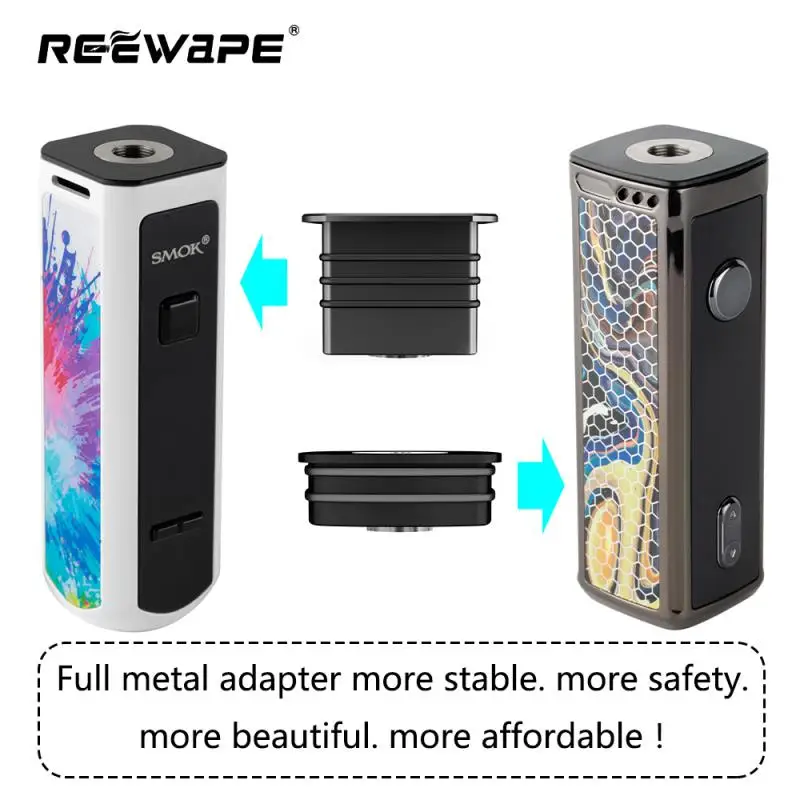 Адаптер для электронной сигареты REEWAPE 510 адаптер для VOOPOO VINCI/VINCI X для RPM RTA Vape Tank разъем 510 Vape аксессуары