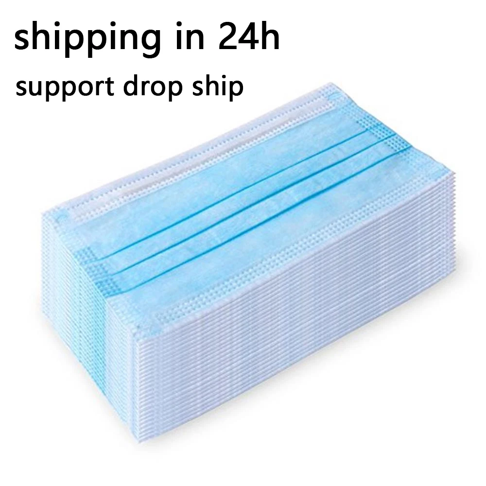 

High Quality 10pcs/bag Disposable Mouth Mask Non-woven Face Mask Anti Dust Mouth Nose Cover Medical Respirators Unisex D25