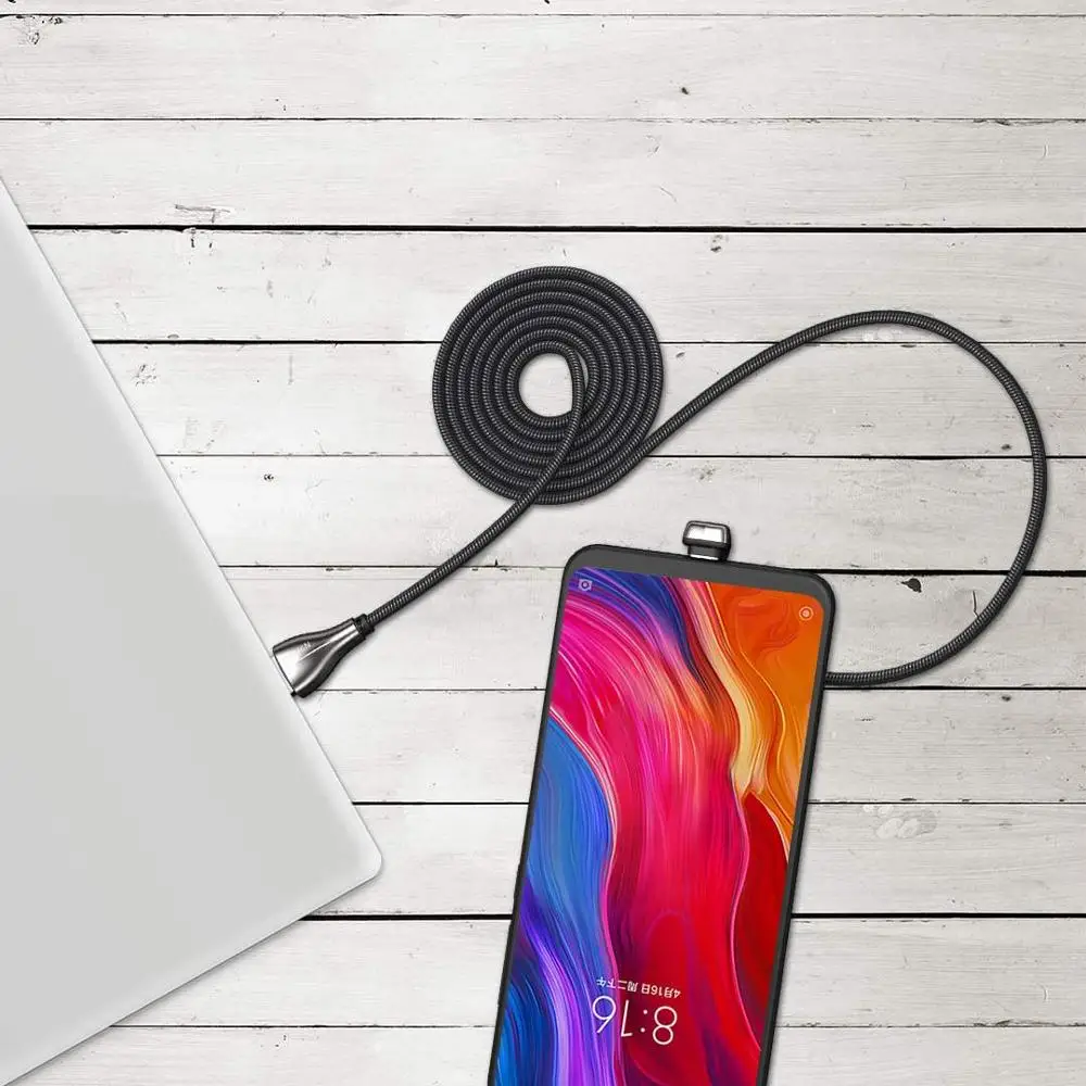 Mijia WSKEN кабель для передачи данных 3A usb type-C порт быстрая зарядка Быстрый зарядный передающий данные u-образный мобильный телефон линия для samsung