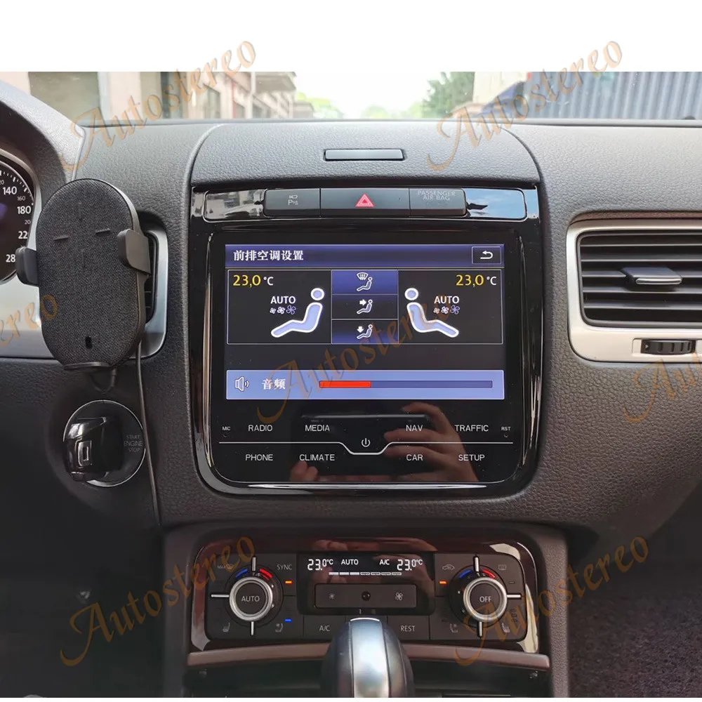 Автомобильный DVD-плеер для VW TOUAREG RNS 850 RCD 550 Android 10 0 6 + 128 мультимедийный плеер с