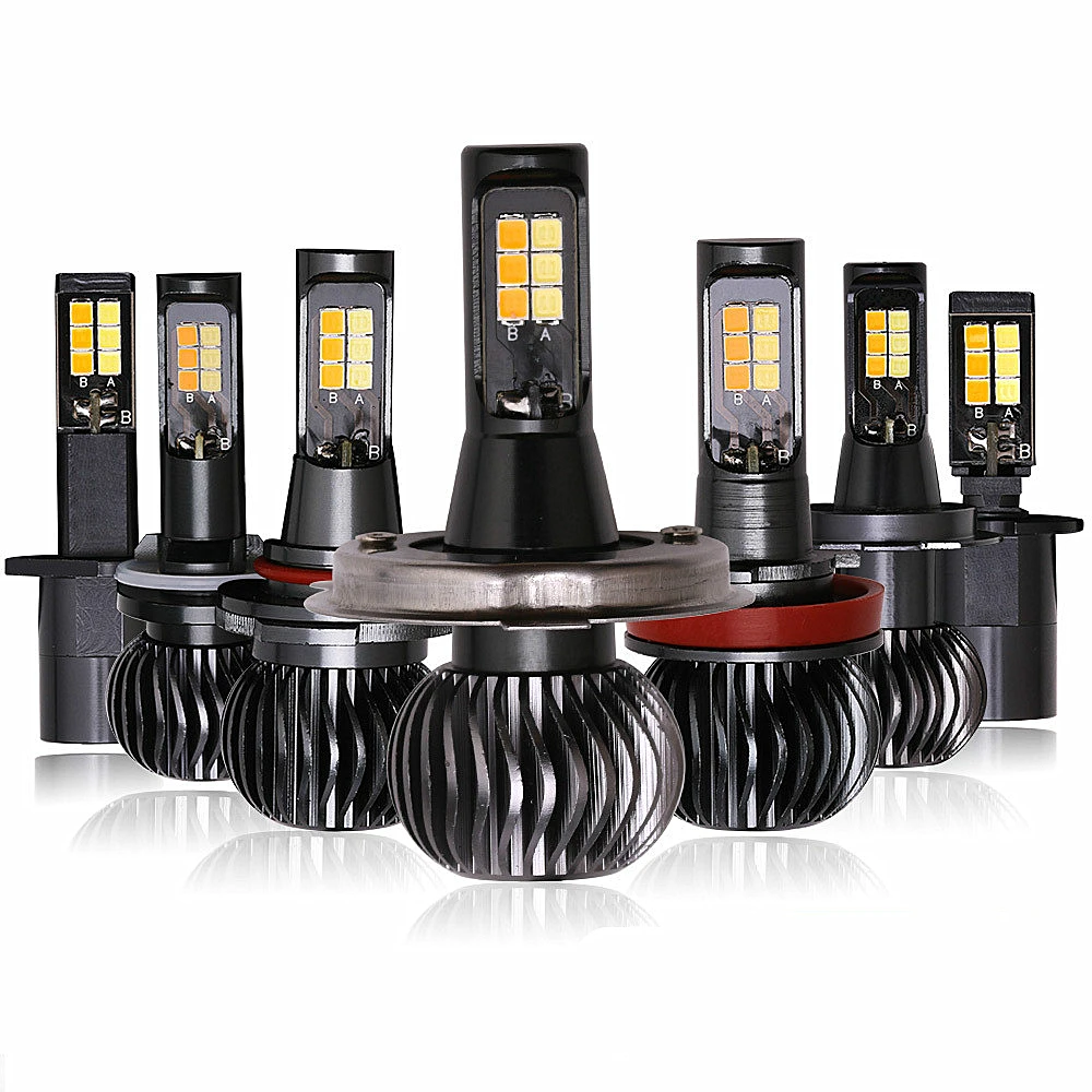 

2pcs Mini Canbus H4 H7 LED Car Fog Light 12V-24V 6000K Lamp H3 H1 9005 HB3 9006 HB4 H8 H11 light Bulb Car Repair Accessories