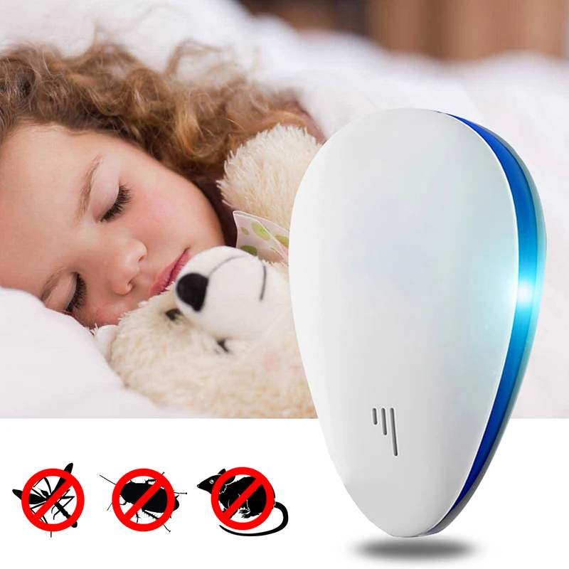 Ultrasonic Pest Repeller Plug In Electronic Insect Control Repellent