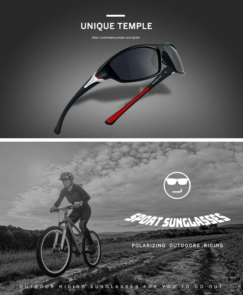 Мужские поляризационные спортивные солнцезащитные очки для мужчин и женщин, уличные спортивные солнцезащитные очки, очки для вождения, солнцезащитные очки UV400