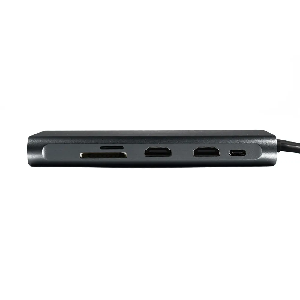 Tebe USB C концентратор тройной дисплей Тип C 11 в 1 мульти HDMI адаптер RJ45 VGA usb-хаб 3,0 Для MacBook Pro картридер Тип C usb-хаб