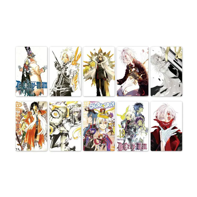 10 шт. Аниме D. Gray-Man Card стикер s Водонепроницаемая крапленая карта наклейка Дети стикерные игрушки для детей коллекция подарок