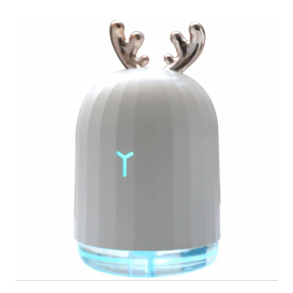USB Air Humidifier Purifier LED Aroma Essential Oil Diffuser Home Office LED Light Humidifier Aroma Essential Oil Mist Maker