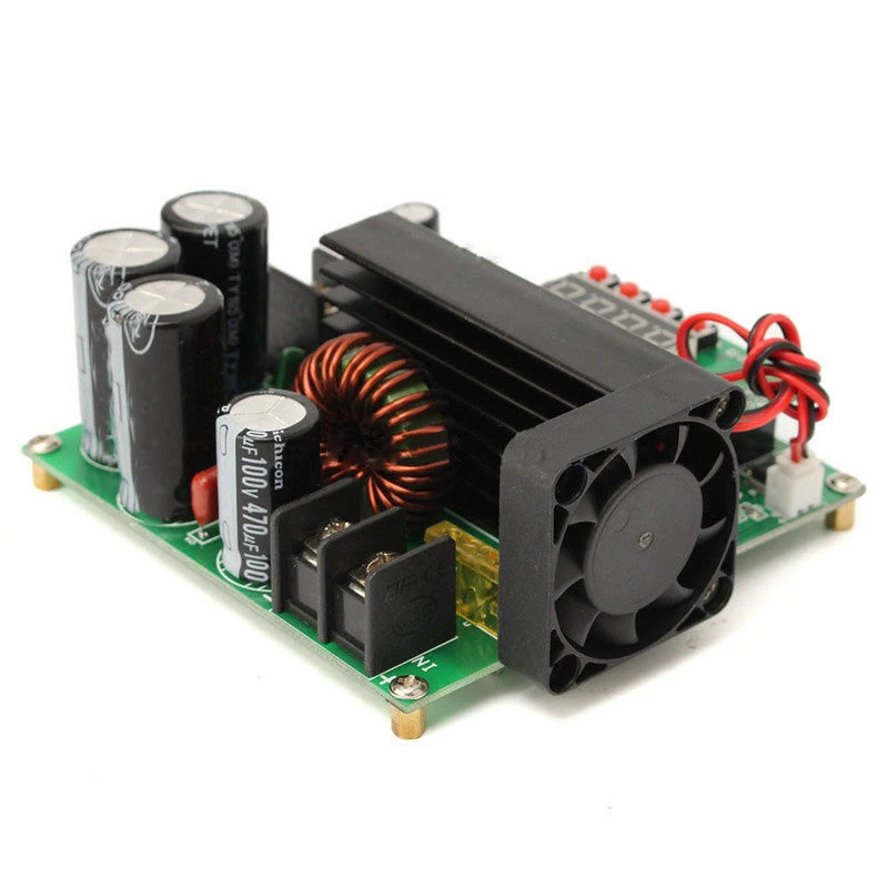 DC-DC BST900W CNC Boost Converter 8-60V Step-up 10-120V Solar Charging CVCC New