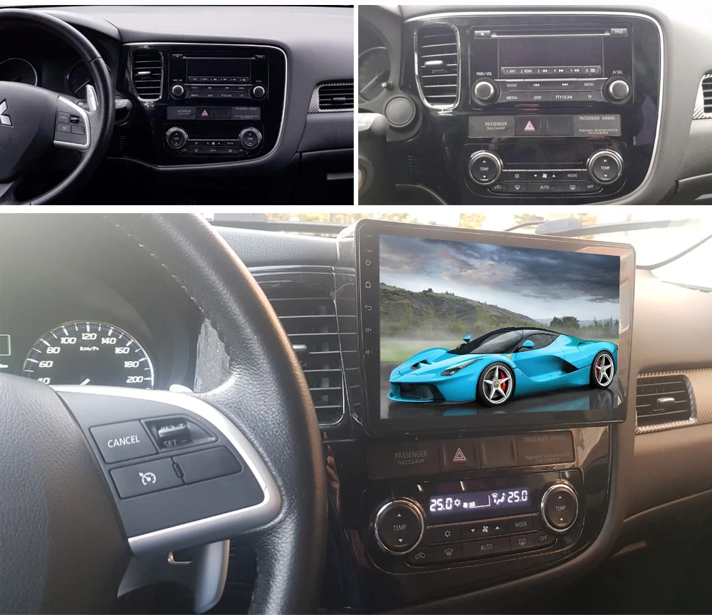 Perfect SINOSMART 4/8 core CPU, 2G RAM Android 8.1 Car GPS Navigation for Mitsubishi Outlander/Peugeot 4007/Citroen C-Crosser 3