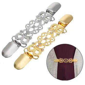 

Sweater Cardigan Clip Duck-mouth Clips Flexible Beaded Pearl Pin Brooch Shawl Shirt Collar Buckles For Clothing Decor