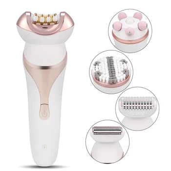 

Electric Razor Bikini Trimmer Rechargeable Women Shaver Face Care Machine Multifunctional Facial Cleansing Brush Face Massager