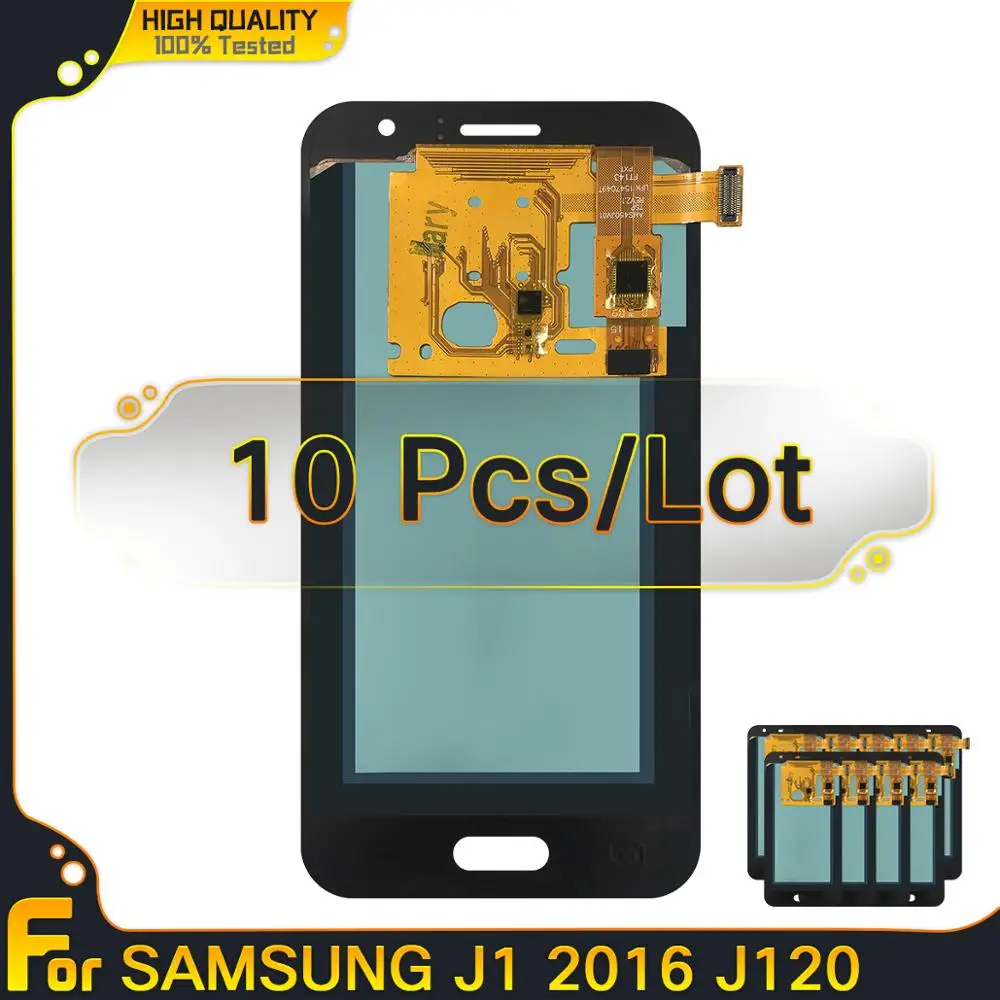 Дигитайзер сенсорного ЖК-экрана для Samsung Galaxy J1 2016 J120 100% J120F J120H J120M с регулировкой