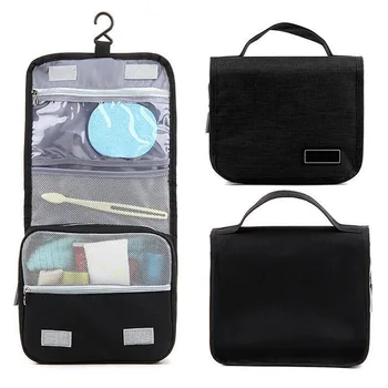 

Multifunctional Hanging Toiletry Bag Portable Large Cosmetic Makeup Travel Organizer With Sturdy Hook For Men Women 22*18*9CM