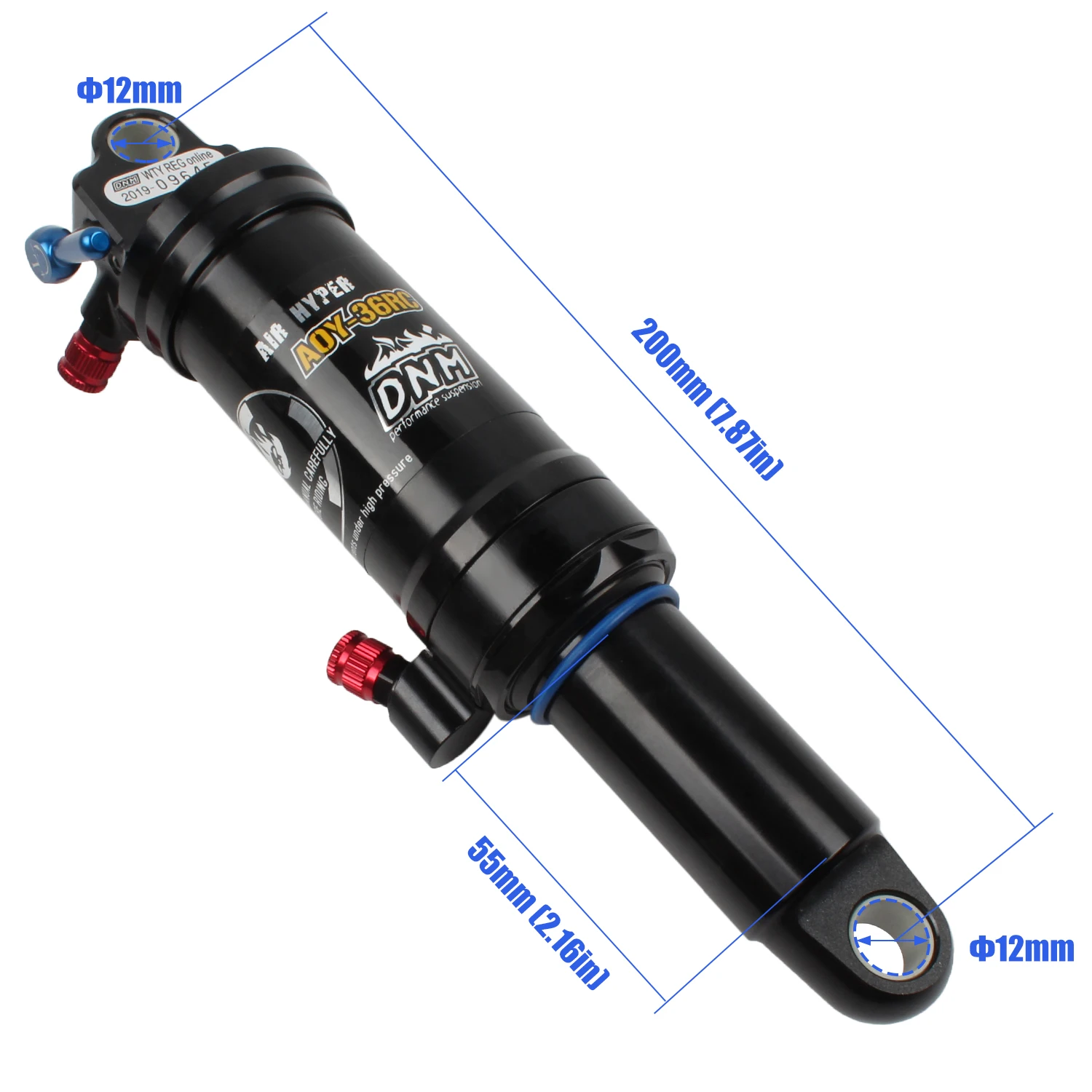 rear shock mtb pressure