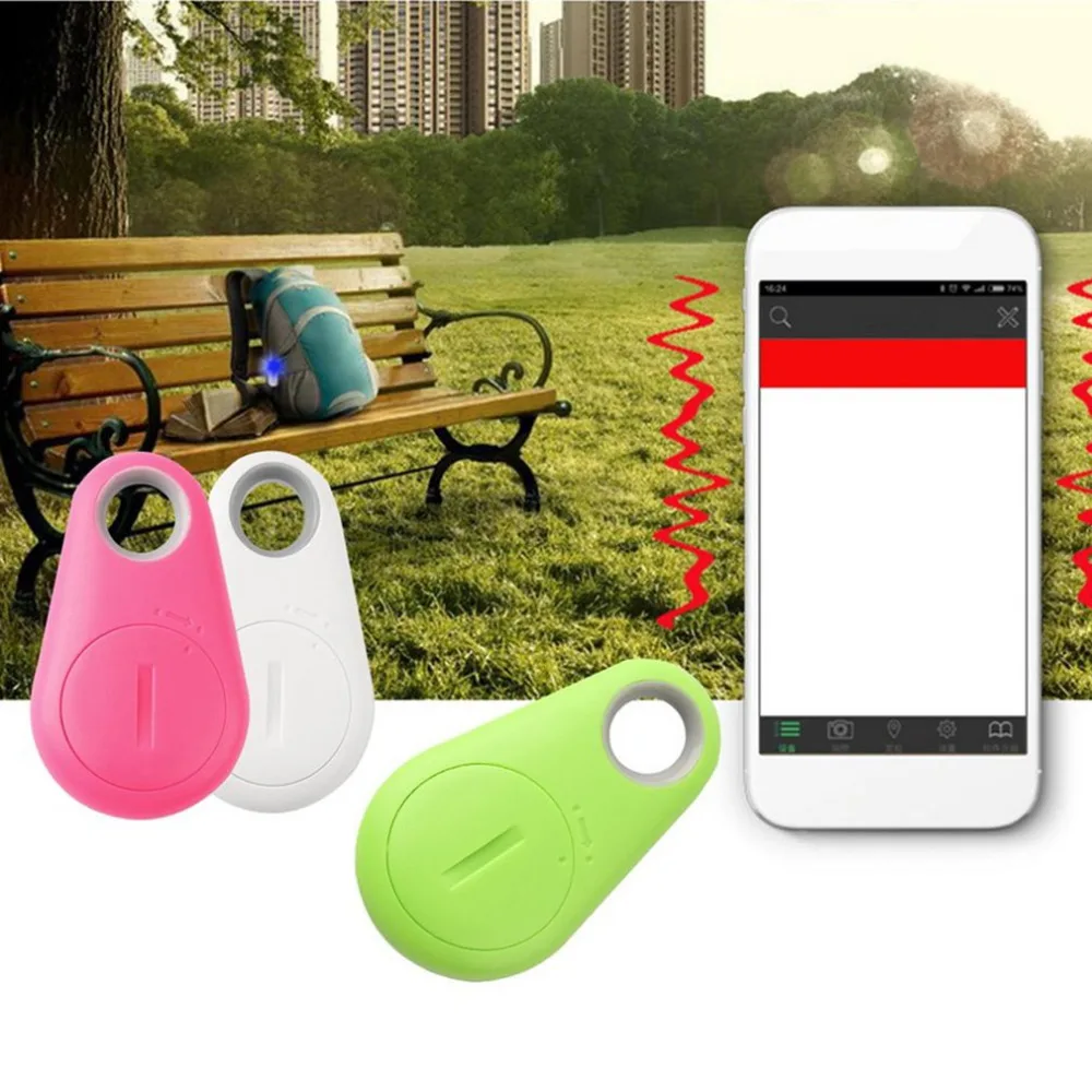  Mini Bluetooth 40 GPS Traker Waterdrop Locator Tragbare Anti-verloren Key Finder Pet Tracker Zwei W