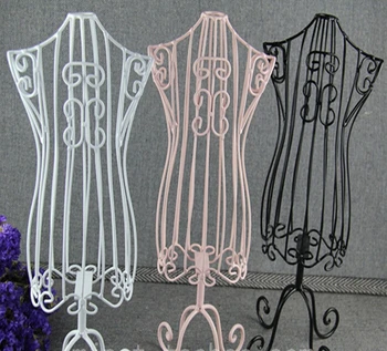 

New Pet Clothes hanger Display Holder Torsos Doll Dress Forms Mannequin stand Base Metal Vintage cat product-Wholesale