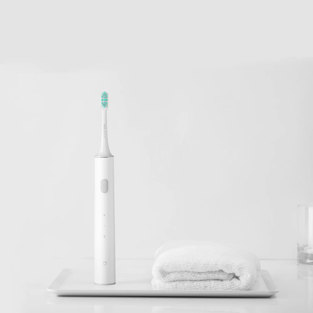 ORIGINAL XIAOMI MIJIA Sonic Electric Toothbrush T300 Rechargeable Waterproof Tooth Brush Adult Smart Ultrasonic Teeth Brush Soft ORIGINAL XIAOMI MIJIA Sonic Electric Toothbrush T300 Rechargeable Waterproof Tooth Brush Adult Smart Ultrasonic Teeth Brush Soft