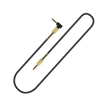 

3.5mm Jack Male To Male Audio Cable Car Aux Audio Cable HIFI Stereo Audio Cable 90 Degree Connector Design For Samsung Xiaomi