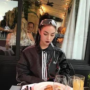 

Net red same transparent goggles concave shape glasses large frame transparent goggles