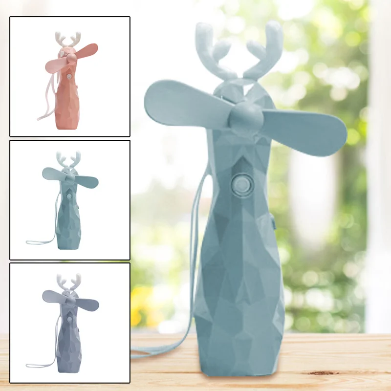 

Cartoon Mini USB Fan Air Cooler Spray Handheld Fan Face Body Cooling Sprayer Humidifier Summer Outdoor Portable Water Mist Fan