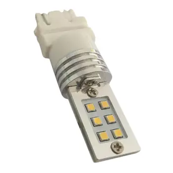 

1pc 3156 12LED 6W Universal Practical Car Turn Signal Reverse Light White Light Vehicle Bulb car rear light stop bulbs
