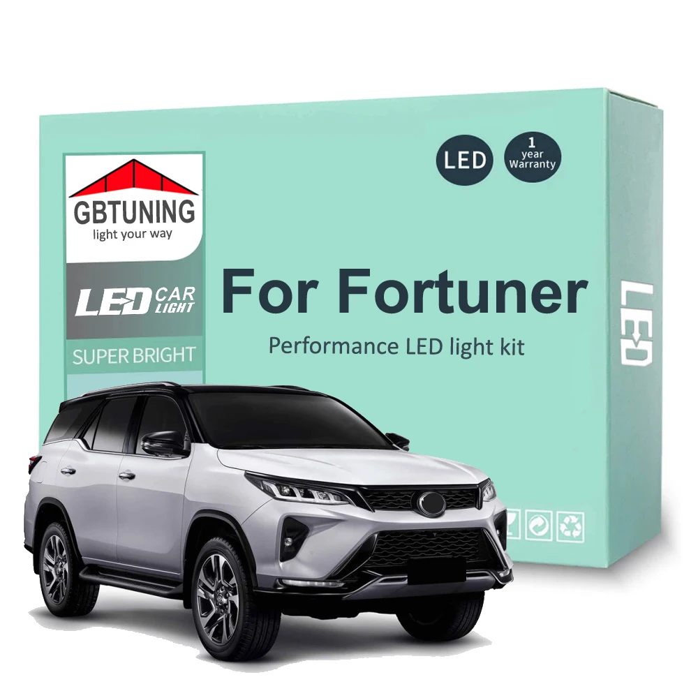 Комплект светодиодных ламп для светильник освещения Toyota Fortuner MK1 MK2 2005-2019