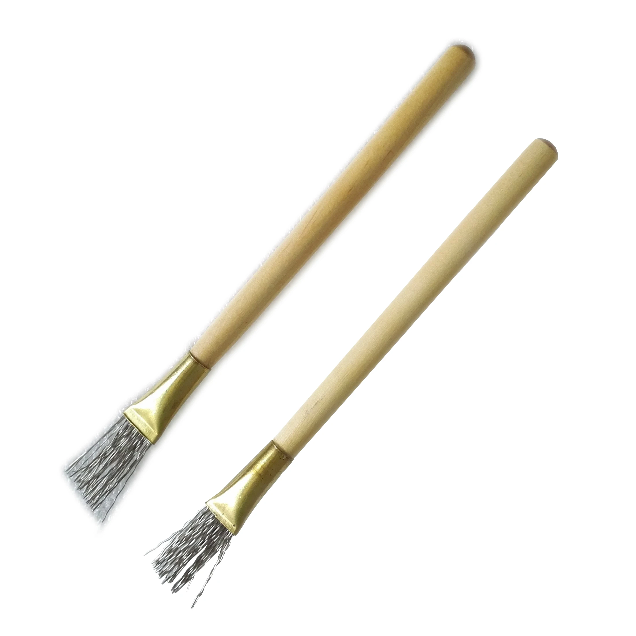 

Wooden Handle Thick/Thin Iron Wire Brush Clay Tool for Making Clay Doll Hair Model Hair Indentation Pen Art Supplies