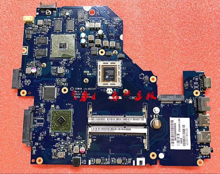

Z5WAK LA-B221P motherboard for acer aspire E5-551G e5-551 Laptop motherboard A10-7300 CPU R7 M265 GPU NB.MLE11.003 original