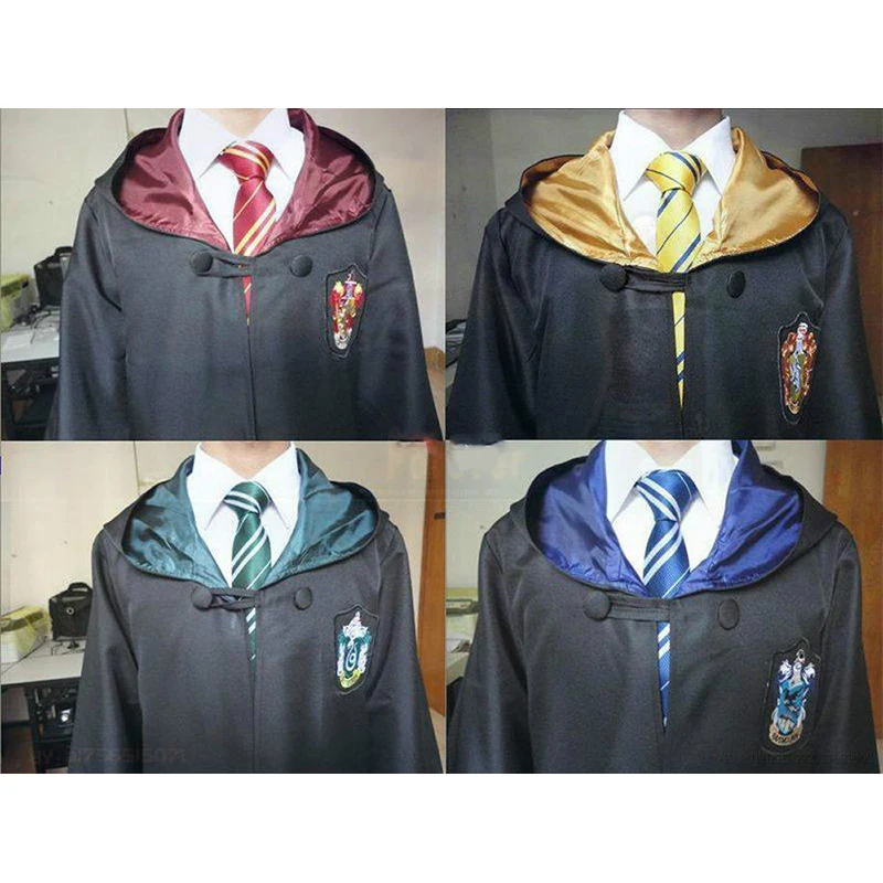 Details about   Hogwarts School uniform Gryffindor Slytherin Ravenclaw Full set of magic robes & 