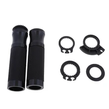 Универсальный Мотоцикл CNC Алюминиевые резиновые рукоятки для 7/" 22 мм руль