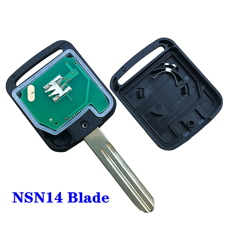 433 МГц ID46 PCF7946 чип 2 кнопки дистанционного брелока для Nissan Elgrand X-TRAIL Qashqai Navara Micra Note NV200 5WK4 876/818