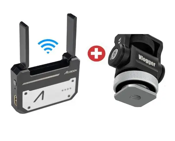 With Vlogger Mount Accsoon CineEye 5G беспроводной видео передатчик мини HDMI беспроводной передачи устройства для Andriod телефон IOS iPhone iPad - Цвет: With Vlogger Mount