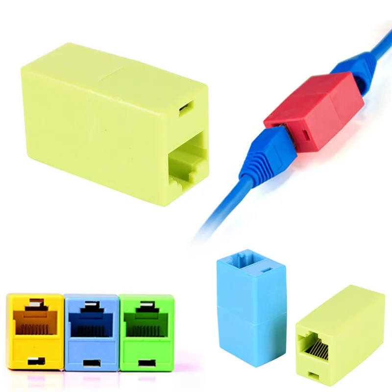5 шт. RJ45 Женский к женскому сети Ethernet LAN разъем адаптера муфта удлинитель