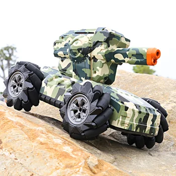 

Tank Toy 2.4G 360 Degree Rotating Drift RC Remote Control Gesture Sensing Gifts for Children Kids DEC889