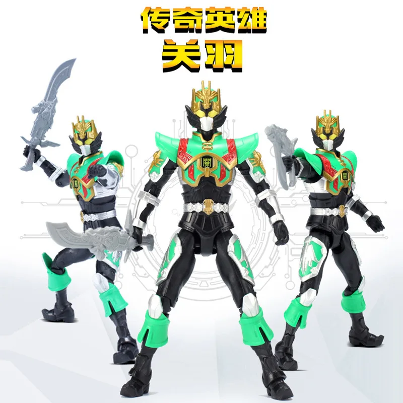 Dream три бронзовые версия рисунок Legend Hero мобильный фигурка Лю Гуань Юй Чжан Fei Чжао кукла