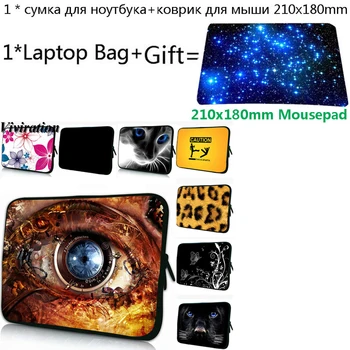 

Tablet Bag 7 10 12 13 14 17 Neoprene Funda Portatil 15 15.4 15.6 Laptop Bag+Mousepad For Chuwi Xiaomi MI Notebook Pro 15.6 Case