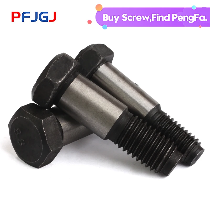 

Peng Fa 8.8 grade GB27 hexagonal head hinge hole bolt external hexagonal plug screw M8M10M12M16M20
