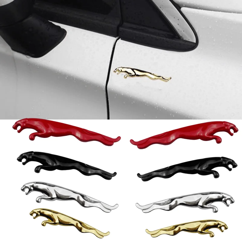 2 шт. декоративная наклейка с логотипом Jaguar F PACE XE XF XJ XEL XFL XKR xk8 xk S Type|Наклейки на