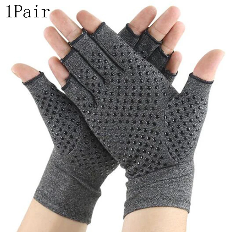 1Pair Arthritis Fit Compression Gloves Hand Support Arthritic Joint Pain Relief Wrist Rest Safety Glove