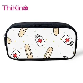 

Thikin Cartoon Nurse Pencil Bags for Teens Pen Bag for Student Pencil Case Girls Makeup Storage HandBags Pen Purses for Kids