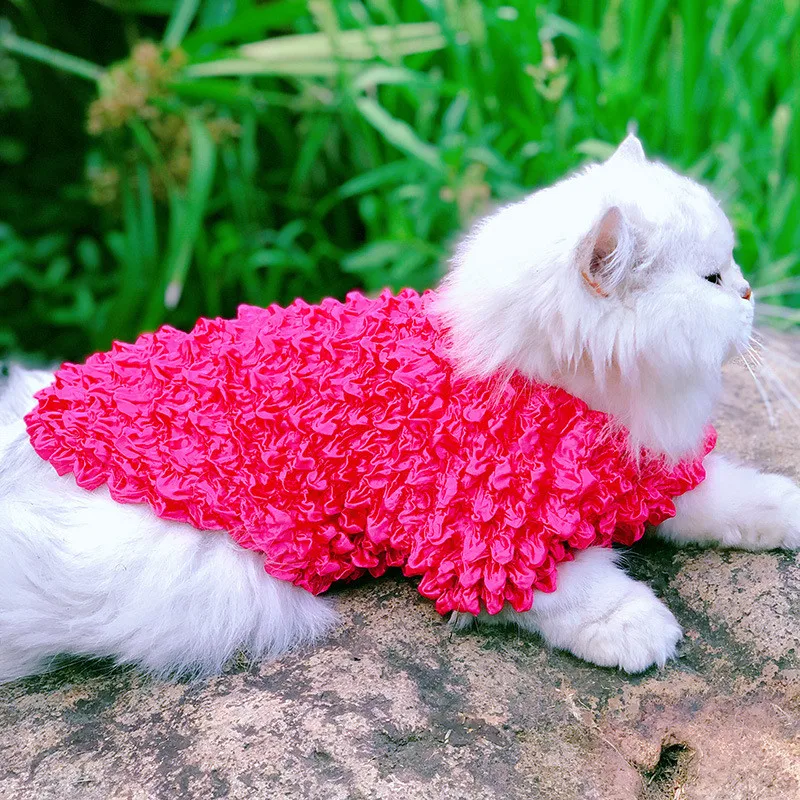Dog Shirt Pet Cat Clothes Color Magic Shirt Full Universal Summer Thin Section Yellow Clothings For Dogs Dog Shirt Pet Cat Clothes Color Magic Shirt Full Universal Summer Thin Section Yellow Clothings For Dogs