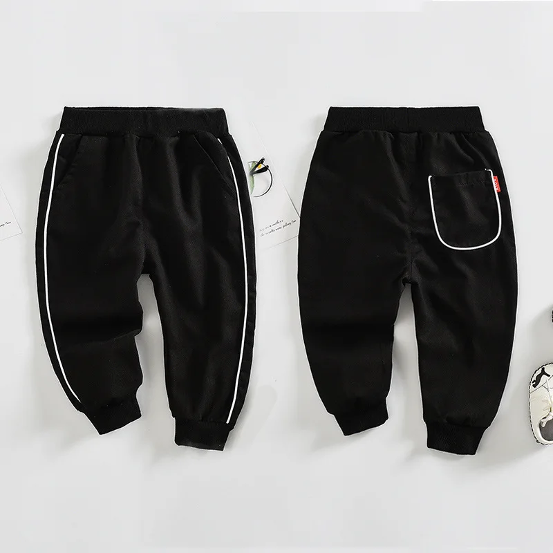 

[Rush] 2019 Autumn New Style Babies' Trousers Small CHILDREN'S Juxtaposition Washing Cotton-padded Trousers Men And Women Childr