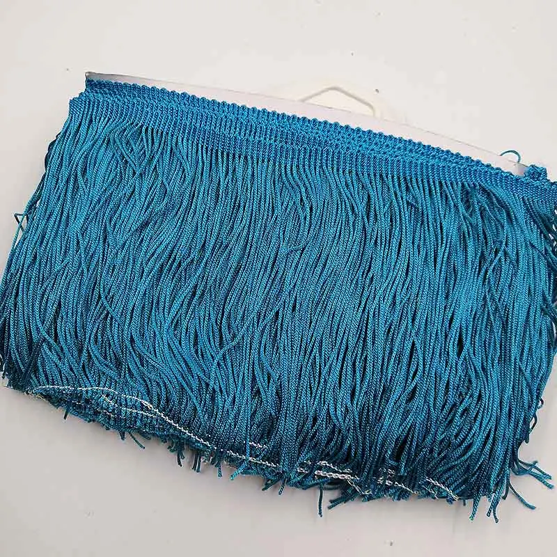 Wholesale 10 yards 15cm Long Fringe Lace Tassel Polyester Trim Ribbon Sew Latin Dress Stage Garment Curtain DIY Accessories | Дом и сад