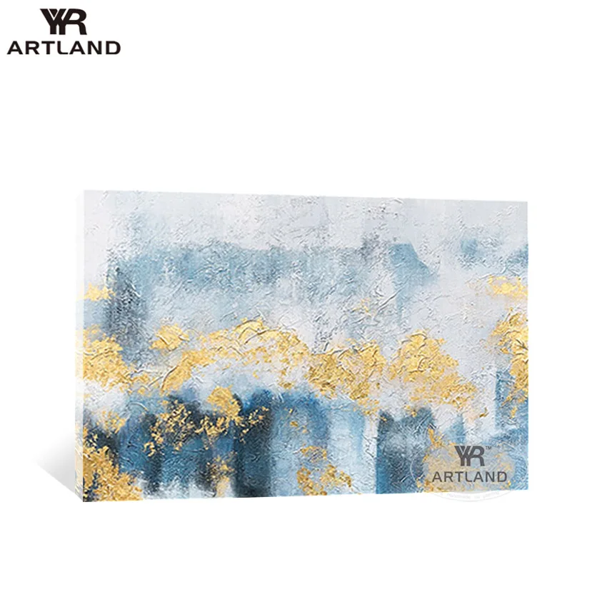 Современная Абстрактная картина высокого качества Постер ручной работы маслом