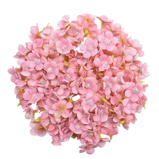 50Pcs 2cm Multicolor Daisy Flower Heads Mini Silk Artificial Flowers for Wreath Scrapbooking Home Wedding Decoration 2