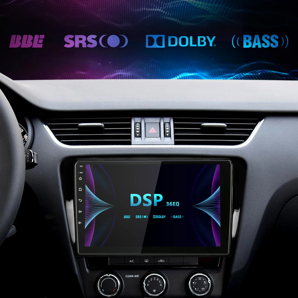 Sale 10.1" 2Din Android 8.1 For Volkswagen SKODA Octavia 3 A7 2014-2018 Car Radio Multimedia Video Player Navigation RDS Head Unit 4